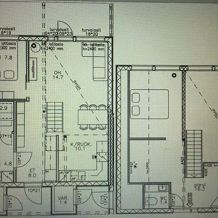公寓 Lumihelmi A & B *